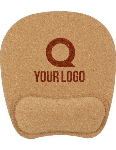 Tapis de souris ergonomique en liège personnalisé Edwin