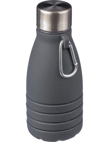 Gourde pliable de 550 ml en silicone personnalisée Erin