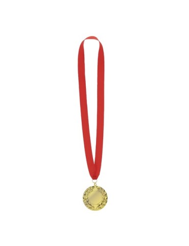 Médaille personnalisée en métal Binea Couleurs : doré