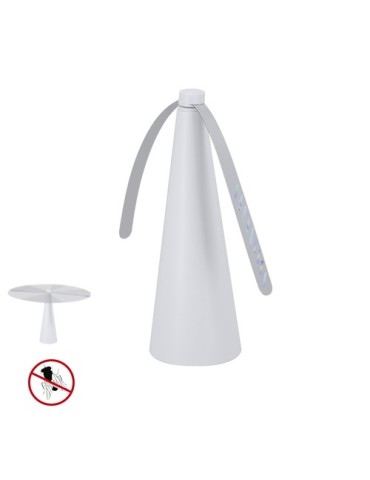 Ventilateur publicitaire anti-mouches Zuriko Couleurs : blanc