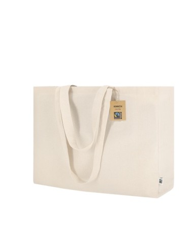 Sac Fairtrade publicitaire Kimich Couleurs : NATURELLE