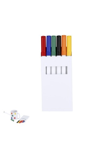 Set de Marqueurs publicitaires s Kuyam Couleurs : blanc
