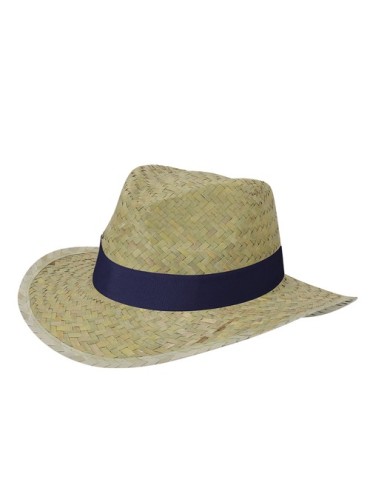 Chapeau publicitaire en paille Sanler Couleurs : vert