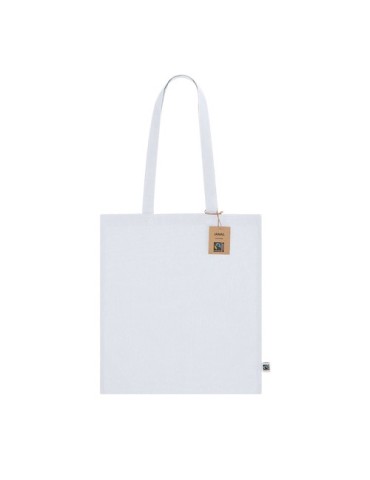 Sac Fairtrade publicitaire Jamal Couleurs : blanc