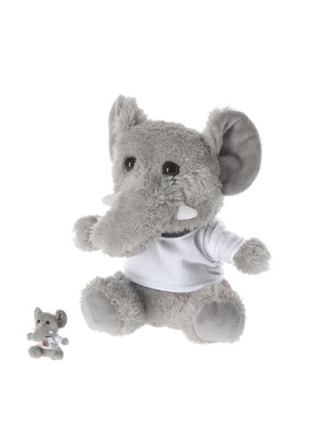 Peluche publicitaire personnalisée Brekalo Couleurs : gris