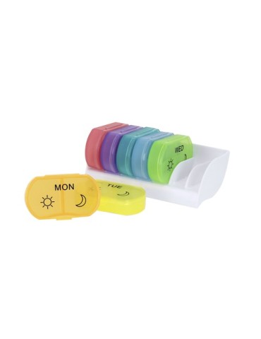 Pilulier publicitaire Parnex Couleurs : RAINBOW