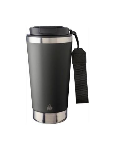 Mug isotherme en acier inoxydable recyclé personnalisé Kayla