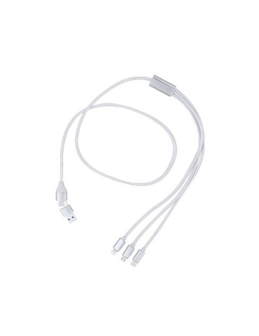 Câble de Charge publicitaire personnalisé Clodan Couleurs : Argent