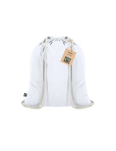 Sac à Dos Personnalisé Fairtrade Dykes Couleurs : blanc