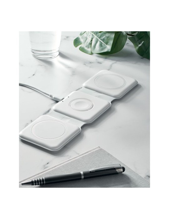 Chargeur pliable 3 en 1 personnalisé - ORIO pas cher