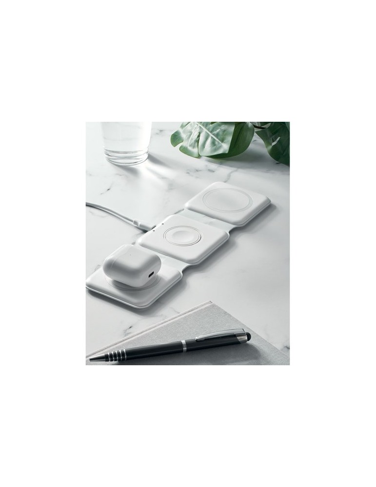 Chargeur pliable 3 en 1 personnalisé - ORIO pas cher
