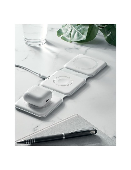 Chargeur pliable 3 en 1 personnalisé - ORIO pas cher