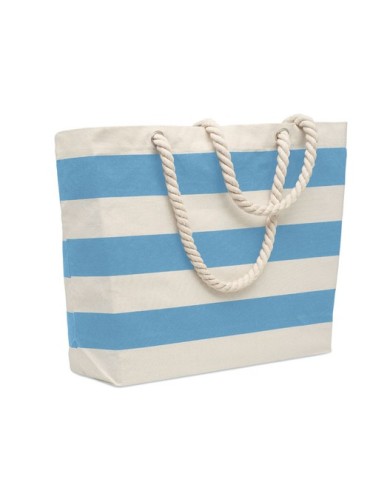 Sac de plage en coton personnalisable - HEAVEN STRIPE