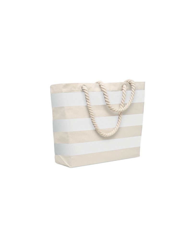 Sac de plage en coton personnalisable - HEAVEN STRIPE