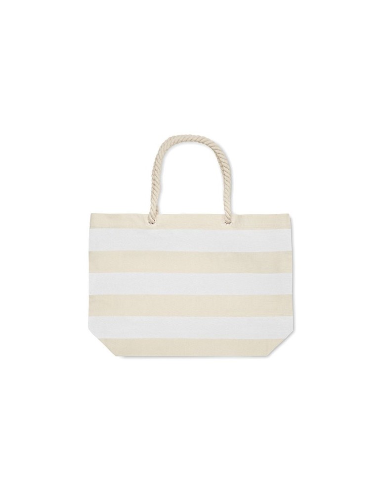 Sac de plage en coton personnalisable - HEAVEN STRIPE