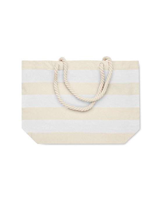 Sac de plage en coton personnalisable - HEAVEN STRIPE