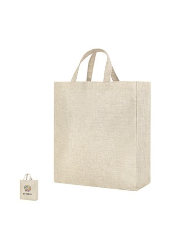 Sac publicitaire personnalisé Sublimation Myrena Couleurs : NATURELLE