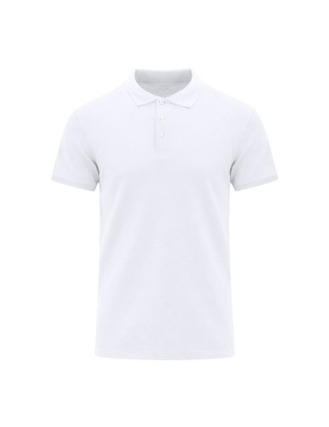 Polo Blanc Personnalisé pour Adulte Chaplin Couleurs : blanc