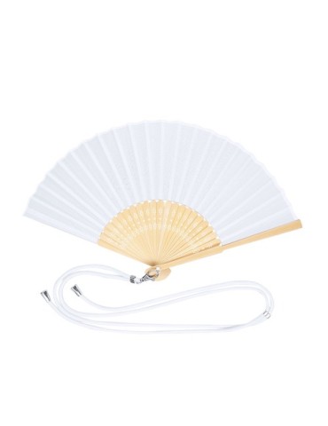 Éventail personnalisable pas cher Yanex Couleurs : blanc