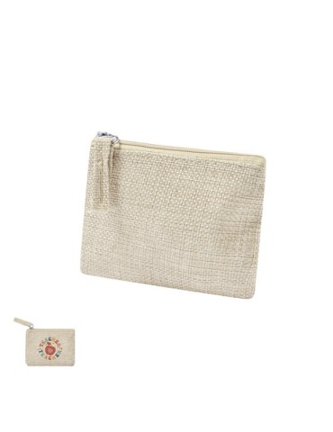 Porte-monnaie publicitaire de sublimation Elyron Couleurs : NATURELLE