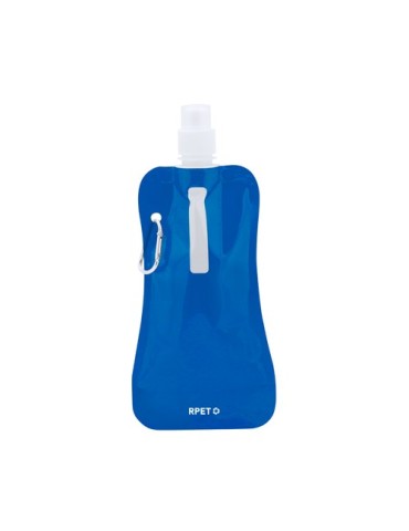 Bidon publicitaire pliable Risix Couleurs : bleu