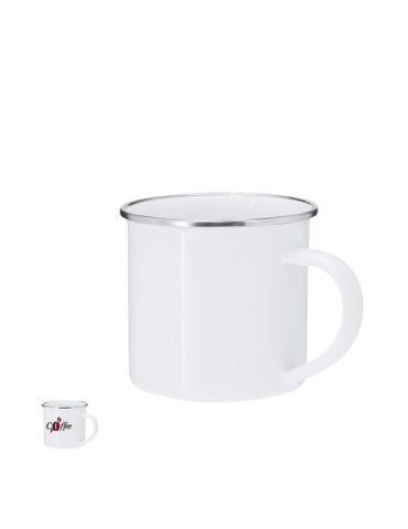 Tasse de sublimation personnalisée Deriox Couleurs : blanc