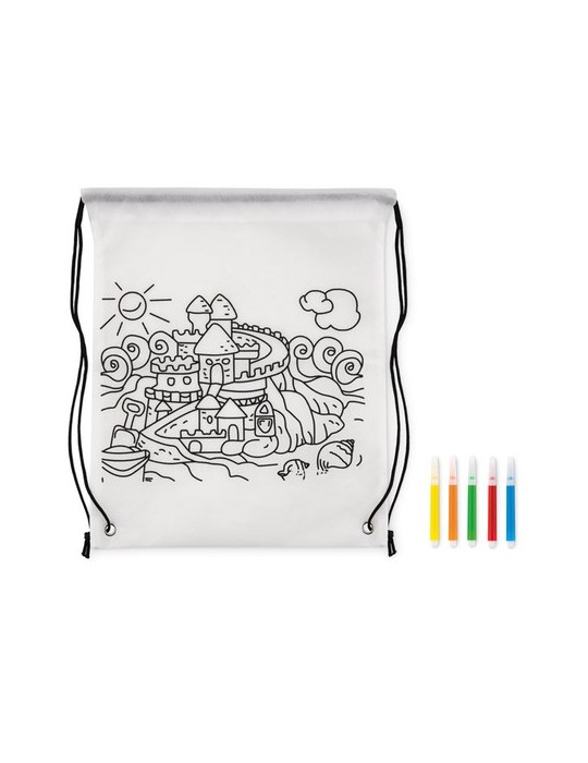 Sac à Cordon Personnalisé en Non Tissé - CARRYDRAW
