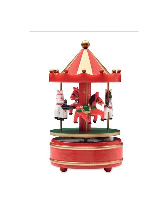 WHIRLY Boîte à musique mini carrousel