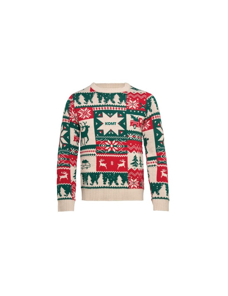 SHIMIS Pull de Noël tricoté S-M