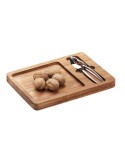 NUTPLATE Set de casse-noix en acacia