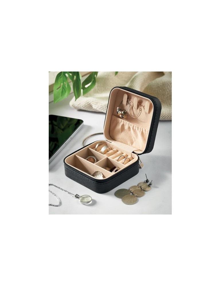 JULBOX Boîte à bijoux de voyage en PU