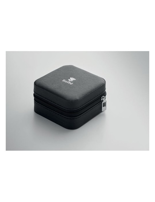 JULBOX Boîte à bijoux de voyage en PU
