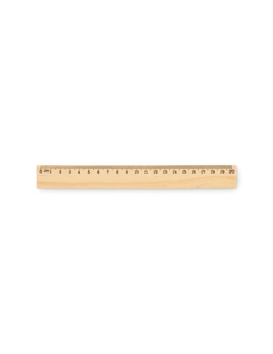 RULER20 Règle en bois 20cm