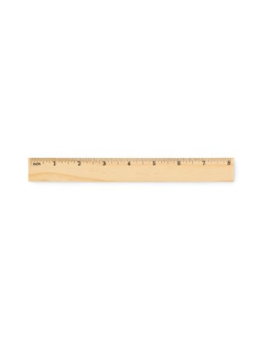 RULER20 Règle en bois 20cm 2