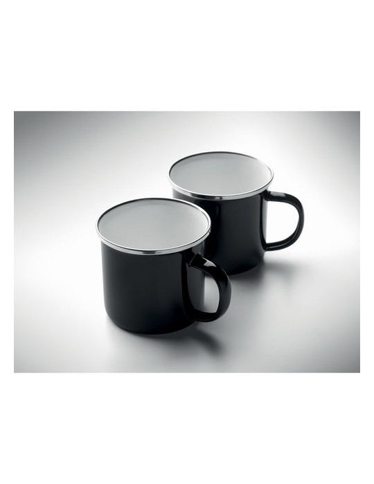 AGRADABLE Ensemble couverture et 2 mugs