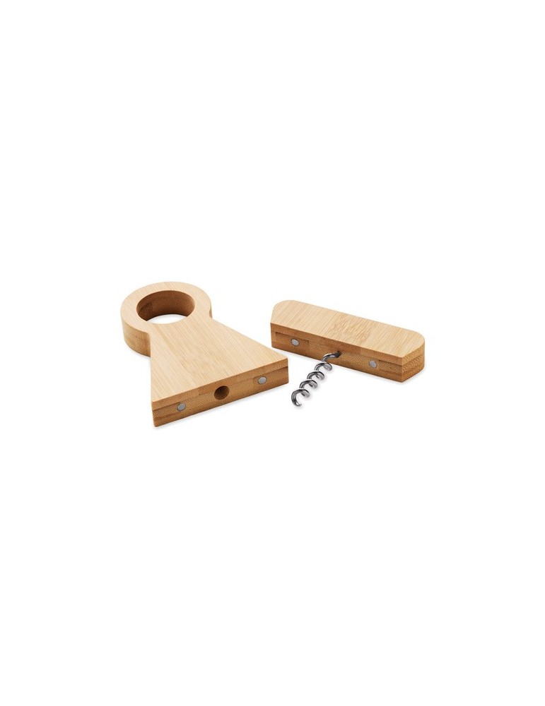 STANDTURN Support décapsuleur en bambou