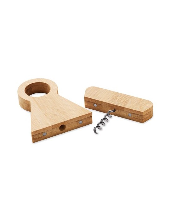 STANDTURN Support décapsuleur en bambou