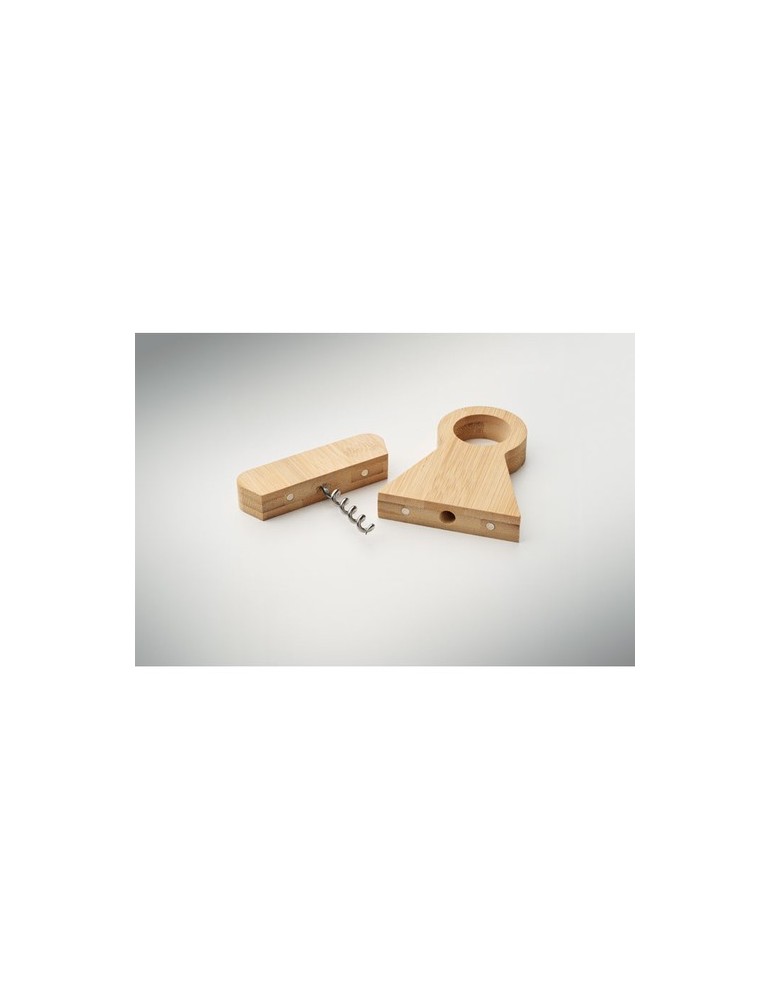 STANDTURN Support décapsuleur en bambou