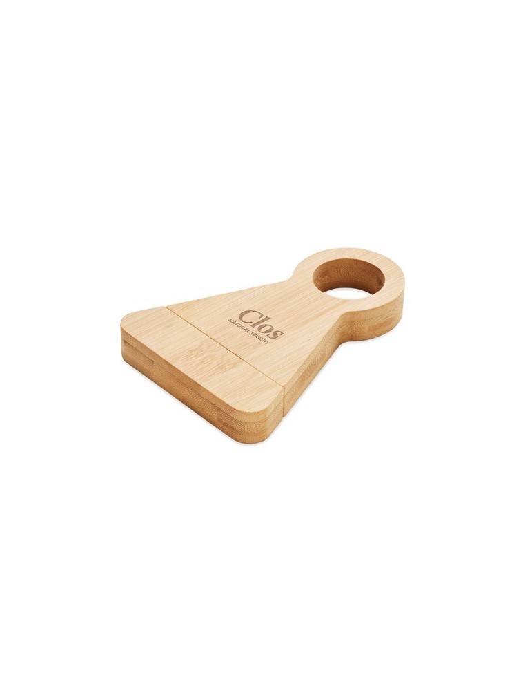 STANDTURN Support décapsuleur en bambou