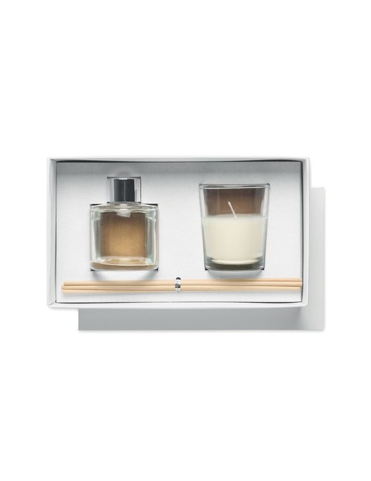 MUSKA SET Set bougies et diffuseur