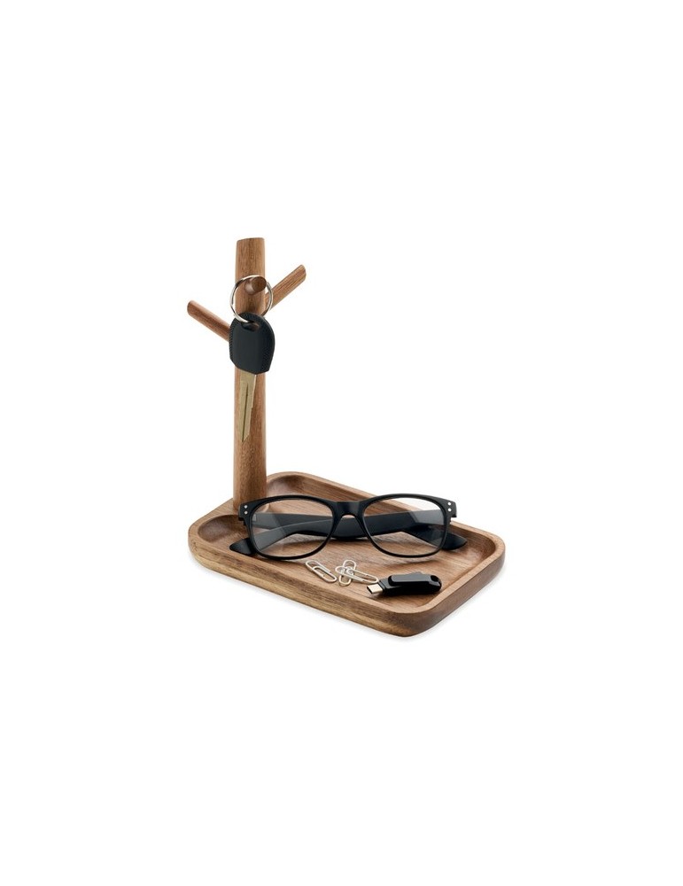 BRANCA Vide poches en bois d'acacia
