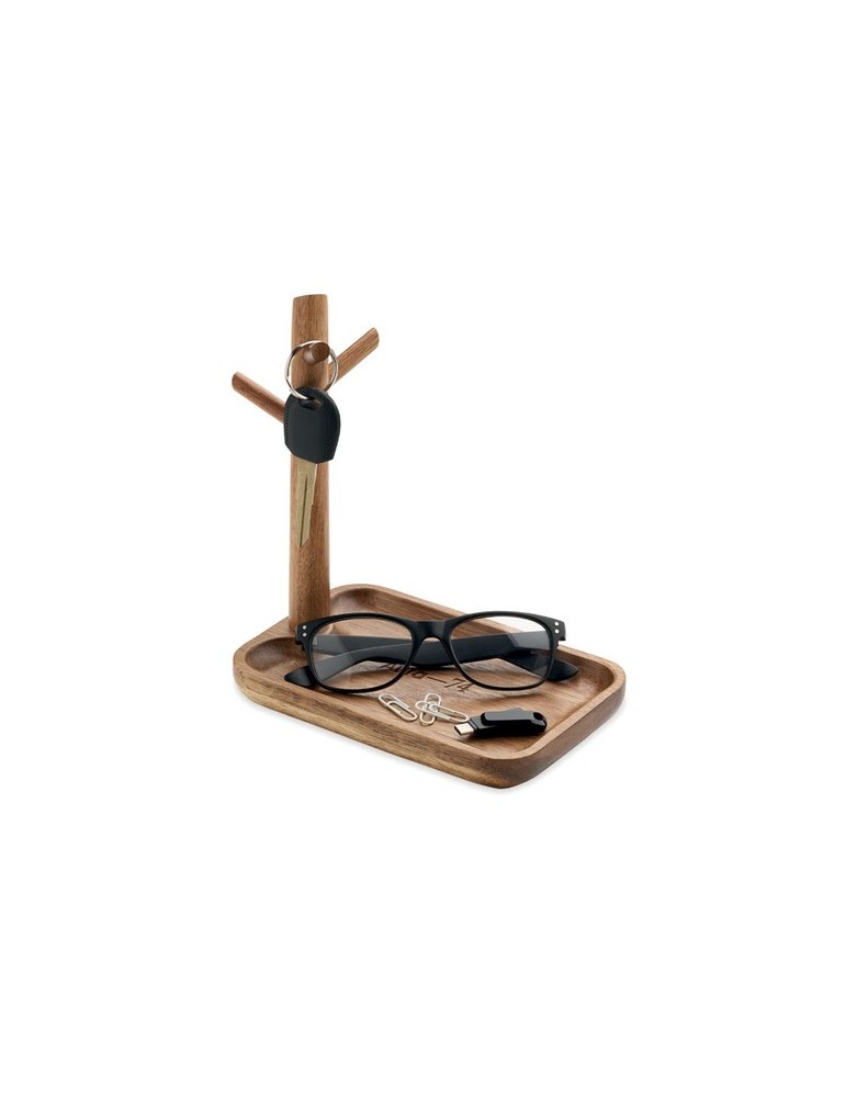 BRANCA Vide poches en bois d'acacia