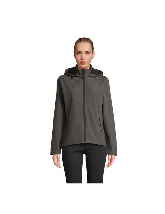 RACE HOODED WOMEN VESTE