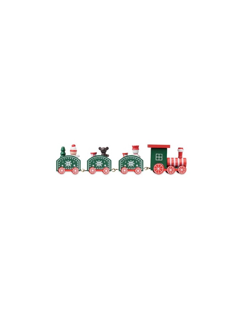JUNA Train de Noël en bois