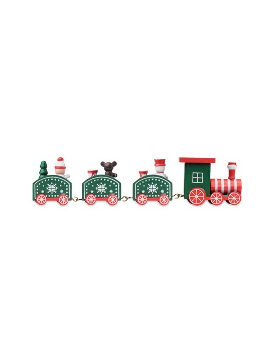 JUNA Train de Noël en bois