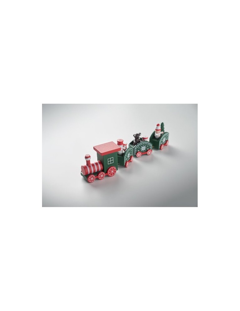 JUNA Train de Noël en bois