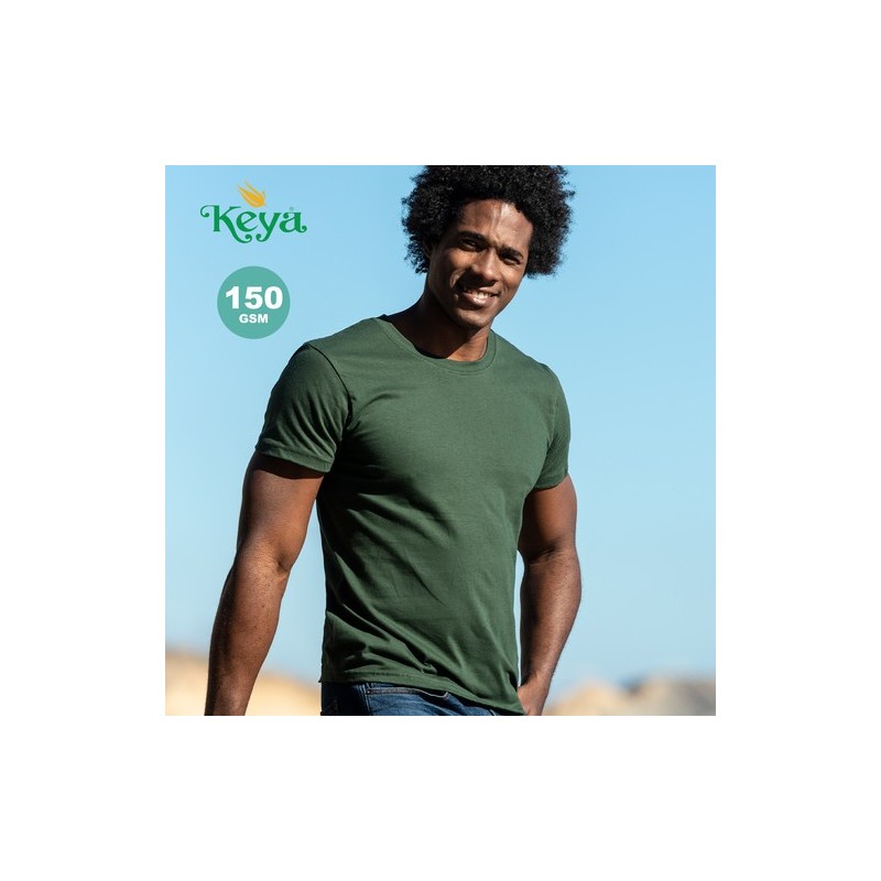T-Shirt Adulte Personnalisé Couleur "keya" MC150 Matières : coton Taille textile : 3XL Couleurs : bleu marine foncé cadeau entre