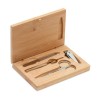 Set de manucure personnalisable élégant et précis pas cher - SEWA Matières : bambou Couleurs : bois