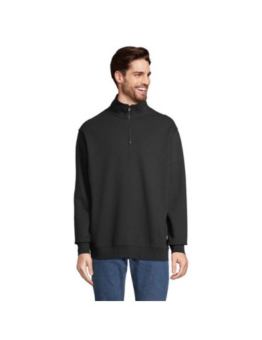 Sweat Zip Col Confortable et Éthique Personnalisé - Conrad pas cher