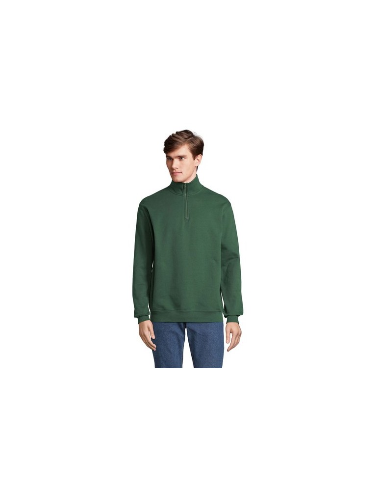 Sweat Zip Col Confortable et Éthique Personnalisé - Conrad pas cher